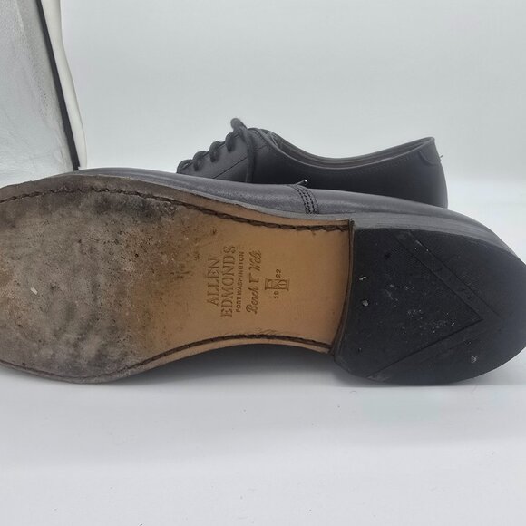 Allen Edmonds Park Avenue Cap-toe Oxford Dress Shoe Black Leather Mens Size 10.5 main image 3